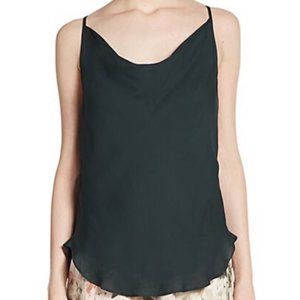Haute Hippie Silk Ruffled Racerback Cami
